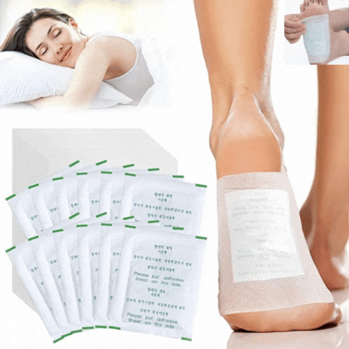 Set De 50 Plasturi Pentru Detoxifiere Cu Turmalina, Kinoki