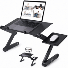 Masa Laptop Pliabila, Cu 2 Ventilatoare, Reglabila, Suport Mouse Inclus