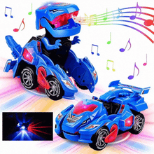 Dinozaur Transformers, Cu Muzica si Lumini, Interactiv, Rosu