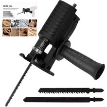 Adaptor Tip Fierastrau Pendular Pentru Bormasina, 3 Lame Pentru Lemn, Metal, PVC