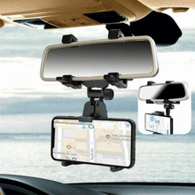 Suport Pentru Telefon Cu Prindere Pe Oglinda Retrovizoare, Reglabil La 360 De Grade