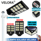 Lampa Stradala Cu Incarcare Solara VELORA, Panou Solar Integrat,  Putere Mare  + Stalp De Sustinere CADOU + Accesorii+ Lampa Solara 100x Led CADOU