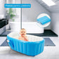 PACHET PROMO:  Piscina Gonflabila Premium 115x 82x 33 cm + Cadita Gonflabila Bebelusi 0–36 luni + Pompa Electrica+Ventilator Arctic Cool