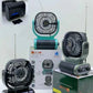 Ventilator Puternic Portabil Cu Incarcare Solara Si Radio FM