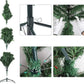 Brad Artificial De Craciun, Cu 45 De Accesorii Pentru Impodobit, 1.8 m Inaltime + Instalatie 10 m CADOU