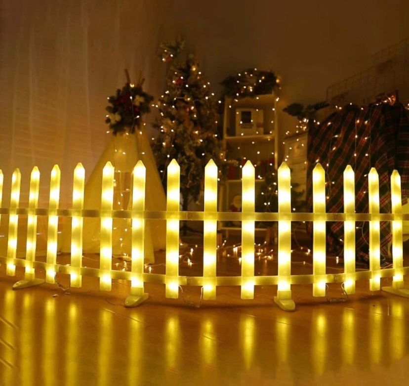 Gard Decorativ Luminos LED 3 M – Interconectabil, 160 De LED-Uri