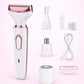 Epilator 4 in 1 pentru Fata si Corp: Reincarcabil USB 4 Capete Interschimbabile
