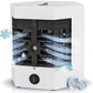 1+1 GRATIS: Mini Aer-Conditionat Portabil, 2 Moduri De Functionare, Putere 10W, Incarcare USB