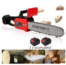 Drujba Electrica, Cu 1 x Lama 31 cm (12 INCH), 1 x Lant, 2 x Acumulator 48 V, Geanta De Transport CADOU