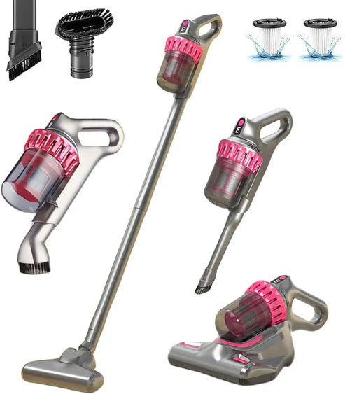 Aspirator Vertical Fara Fir 4 in 1 ,Silentios,Filtru Hepa, 100W, 3 Moduri De Putere + CADOU SURPRIZA
