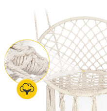 Leagan BOHO GARDEN 3+, Pentru Terasa și Gradina, Suport 125kg, Design Premium, Disponibil in Culori: Bej, Gri, Negru, Maro