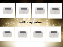 Set 8 Lampi Solare 80 LED, Luminozitate Puternica, 3 Moduri de Lumina, Protectie IP66