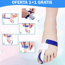 OFERTA 1+1 GRATIS: Orteza corectoare Pro Mont A pentru utilizare nocturna alb-albastru
