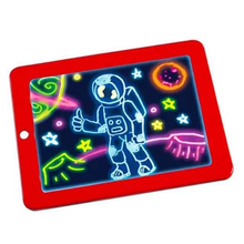 Tableta Luminoasa, Pentru Desenat, Cu Sabloane si Carioci Incluse, 1 + 1 GRATIS