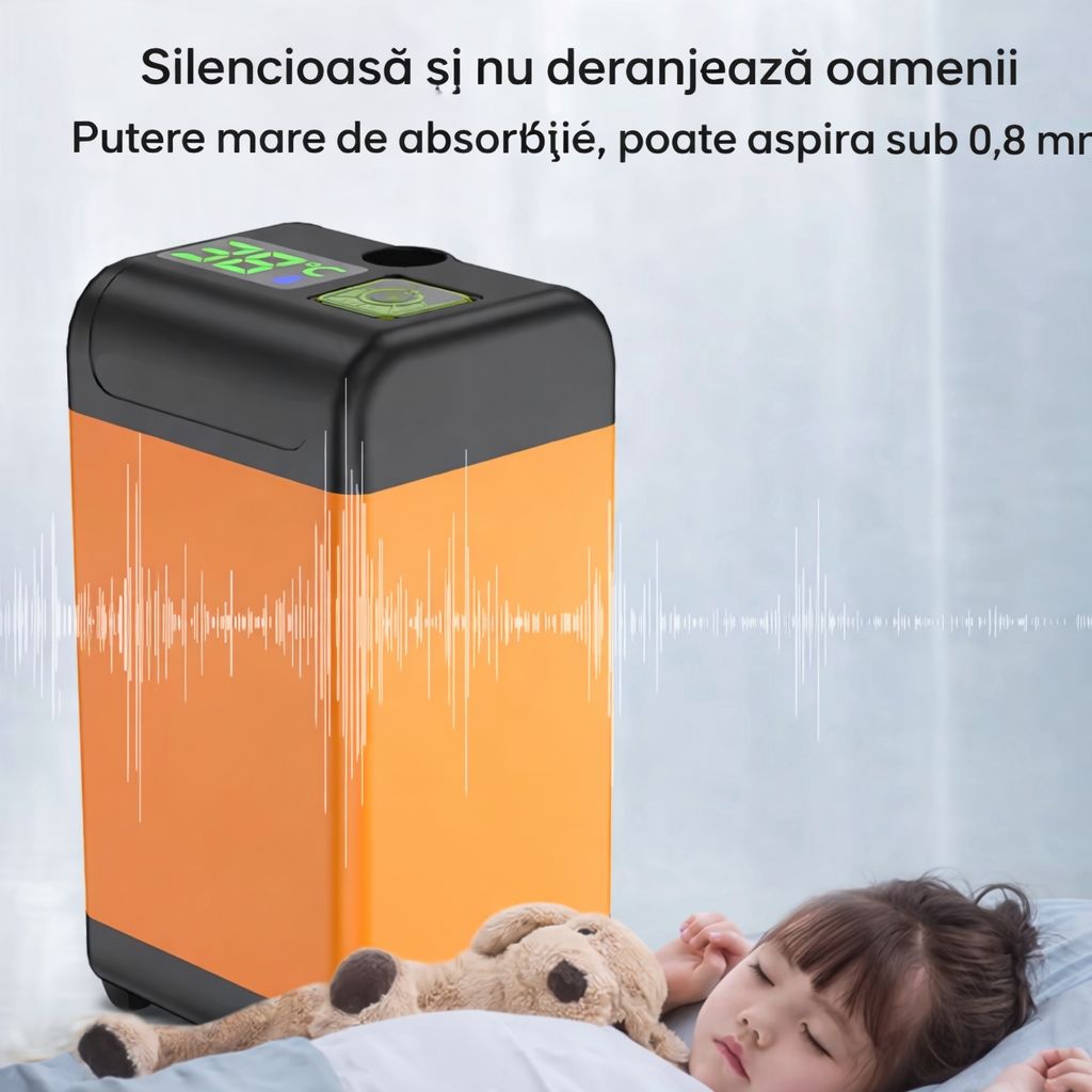 Dus Portabil Electric Cu Display Temperatura, Debit Puternic Si Baterie 180 Minute