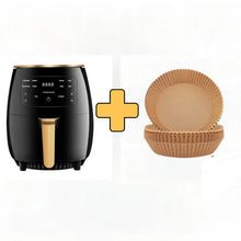 Friteuza Fara Ulei, Cu Aer Cald, Functie de Coacere, Putere 2400 W, Capacitate 6 litri  + 200 x Hartii Copt CADOU