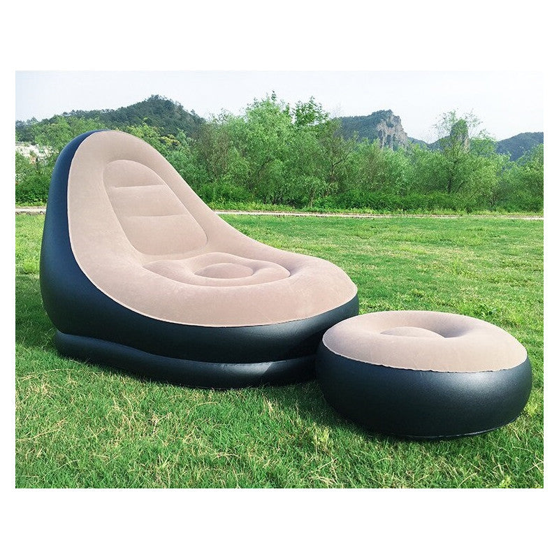 Fotoliu Gonflabil Relax cu Suport Picioare – Confort Oriunde, Oricând