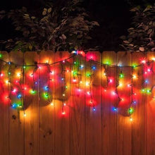 Instalatie de Craciun Profesionala LUMERIX, Tip Franjuri, 15 Metri, 400 LED-uri, Multicolora, pentru Exterior