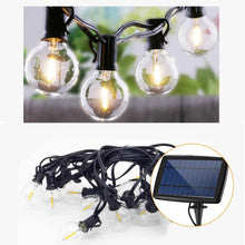 Ghirlanda Luminoasa, Cu Incarcare Solara, 10 Becuri LED, Lumina Alb Cald, 8 Moduri De Iluminare, Control Prin Telecomanda, 5 m Lungime