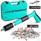 Pistol Manual Pentru Fixarea Cuielor Pe Perete Lungime 30 cm, Calibru 7.3 cm, Pneumatic + Accesorii + Ochelari De Protectie + Cutie Transport + Set 300 Cuie CADOU
