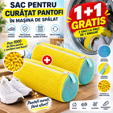 OFERTA 1+1 GRATIS – Sac pentru curățat pantofii în mașina de spălat