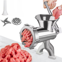 Masina Profesionala de Tocat Carne Carny Pro – Manuala, din Aluminiu, cu Accesorii pentru Carnati