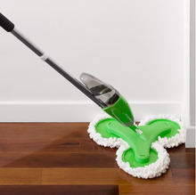 Mop Profesional Triplu Cu Functia “Curata Tot Si Colturi” , Cu Pulvelizator Si 3 Lavete Din Microfibra + Mini Mop Portabil CADOU