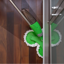 Mop Profesional Triplu Cu Functia “Curata Tot Si Colturi” , Cu Pulvelizator Si 3 Lavete Din Microfibra + Mini Mop Portabil CADOU
