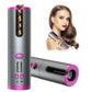 1+1 GRATIS: Ondulator Automat Fara Fir, Ceramic, Cu Afisaj LCD, Functie Power Bank, Temperatura Reglabila, Mov