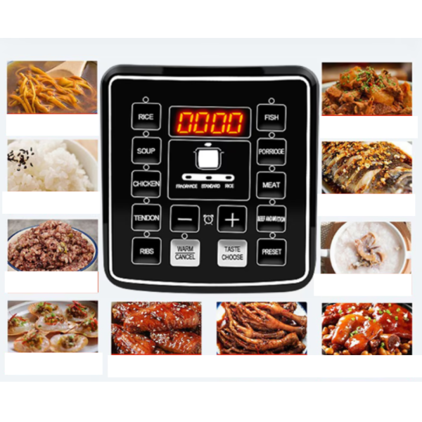 Oala Sub Presiune Electrica Multifunctionala 14 in 1, Capacitate 6L, Display LED