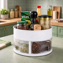 Organizator Bucatarie Profesional Kitcken Ultra 2 Cu 4x Sertare Condimente Si 4x Lingurite,23x14 cm + CADOU SURPRIZA