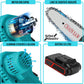 Mini Fierastrau Electric Cu 2 x Baterie 48V+ 2 x Lant + 1 x Lama, 6 Inch + CADOU SURPRIZA + GEANTA de depozitare