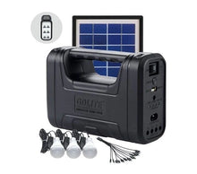 KIT Panou Solar Cu 3 Becuri, Incarcator USB Si Lanterna LP-0061