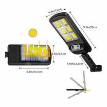 Set 4 Lampi Solare ULTRA LED Stradale cu Senzor de Miscare si Telecomanda + Produs Surpriza