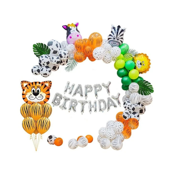 Set 100 baloane SafaParty® pentru petrecere, aniversare animale
