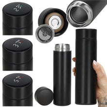 1+1 GRATIS: Termos Inteligent ThermoSense™ 500 ml, Inox, Afișaj LED pentru Temperatură