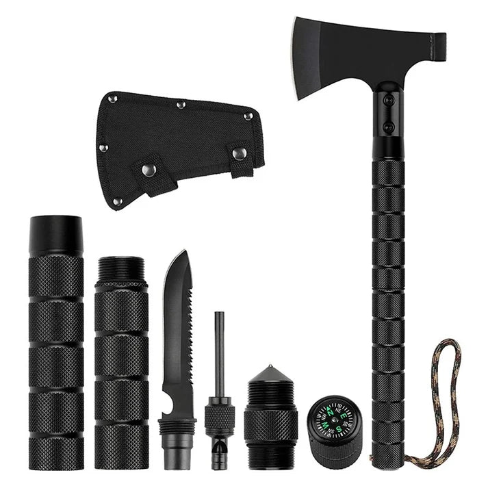 Topor Profesional Axe Pro 3 Cu Sabie De Vanatoare Si Teaca Inclusa