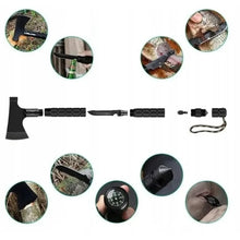 Topor Profesional Axe Pro 3 Cu Sabie De Vanatoare Si Teaca Inclusa