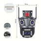 Camera de Supraveghere Tripla, WiFi cu Zoom 2 MP, Ultra HD, pentru Interior/Exterior, Zoom 5X, Functie de Rotire, Lumina LED, Detectare de Miscare