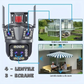 Camera de Supraveghere Tripla, WiFi cu Zoom 2 MP, Ultra HD, pentru Interior/Exterior, Zoom 5X, Functie de Rotire, Lumina LED, Detectare de Miscare