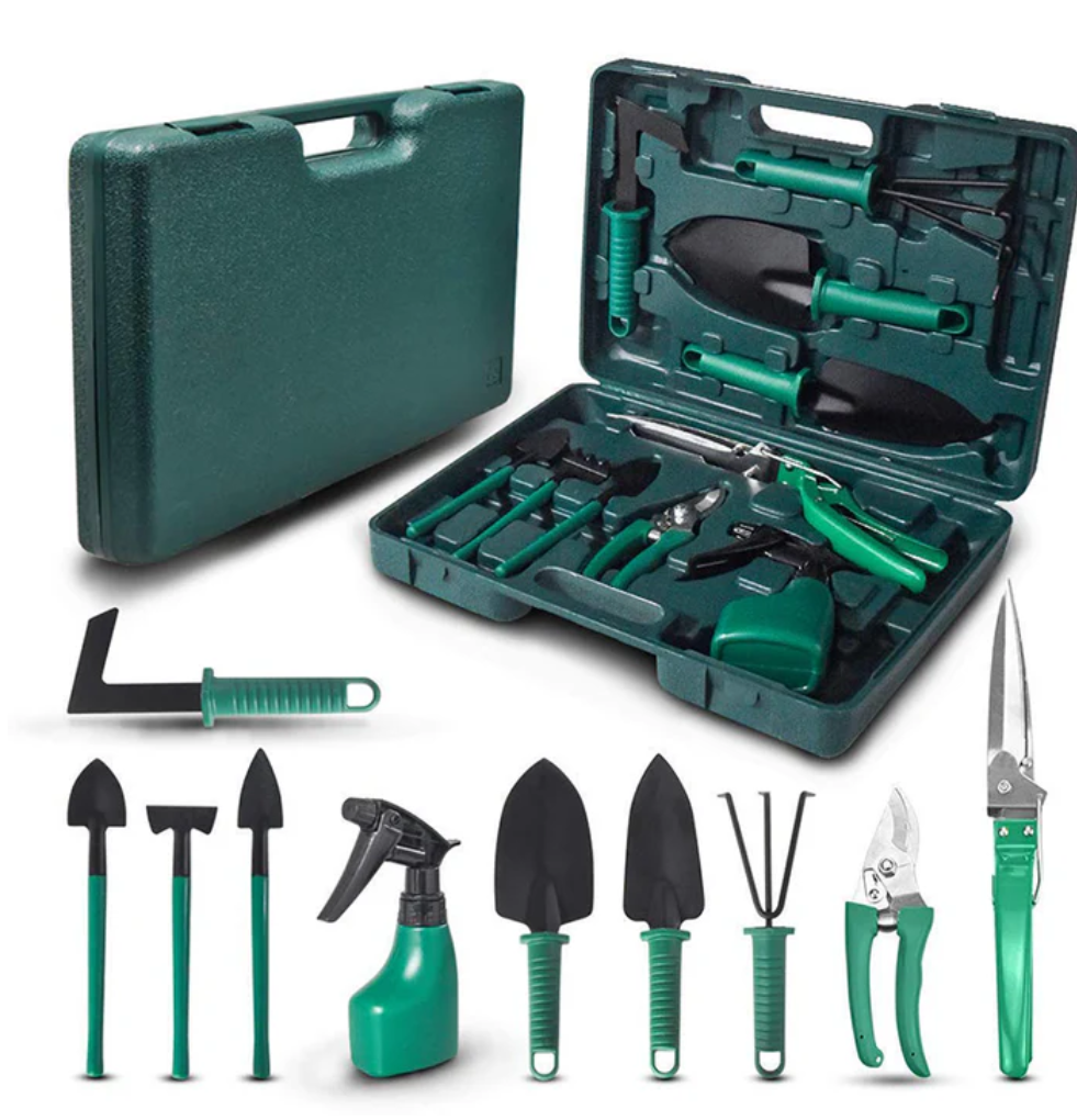 Set 11 Unelte Profesionale Tools 3 Omni Pentru Gradinarit + Geanta De Transport CADOU