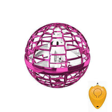 Minge Zburatoare cu LED-uri, tip OZN / Drona, incarcare cu USB