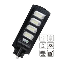 Lampa Solara Stradala, Cu Suport Metalic, Iluminare Puternica, Control Din Telecomanda