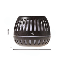 Difuzor De Aromaterapie, Cu Iluminare LED, 7 Culori, 300 ml, Wenge + 3 Uleiuri Esentiale CADOU