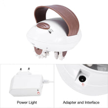 Aparat Electric Anticelulitic, 6 Roti Rotative, 2 Trepte De Viteza, Alb/Maro