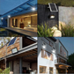 Proiector LED Cu Panou Solar, 200W, Rezistenta La Apa IP66, Control Din Telecomanda