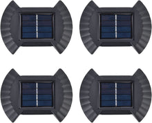 Set 4 Lampi Solare 2W, Pentru Exterior, Cu Lumină Caldă