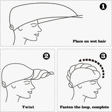 Prosop Pentru Par, Tip Turban, Din Microfibra, Cu Nasturel De Fixare, Diverse Culori