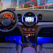 Kit 4 Benzi LED Auto, Pentru Interior. Alimentare La Bricheta 12V