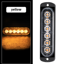 Set 4x Stroboscop, 6 LED, Lumina Calda